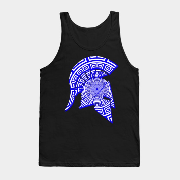 Spartan Helmet Tank Top by Scar